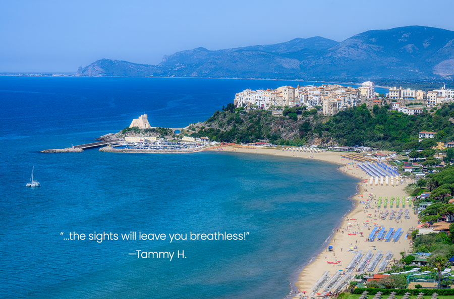 a photo of sperlonga by jeff morgan 2024